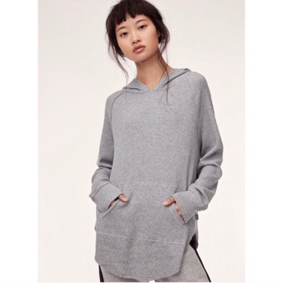 Aritzia Tops - Aritzia TNA Thermal Waffle Pullover Hoodie